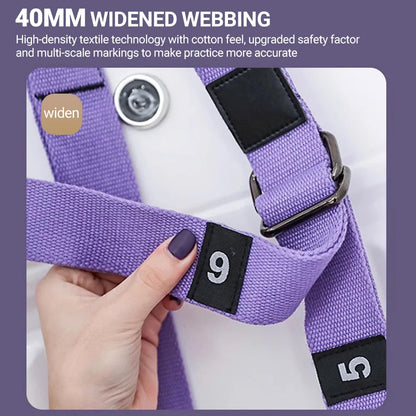 Aerial Yoga Strap | Adjustable Stretching Belt for Splits, Backbends, Inversion & Flexibility Training