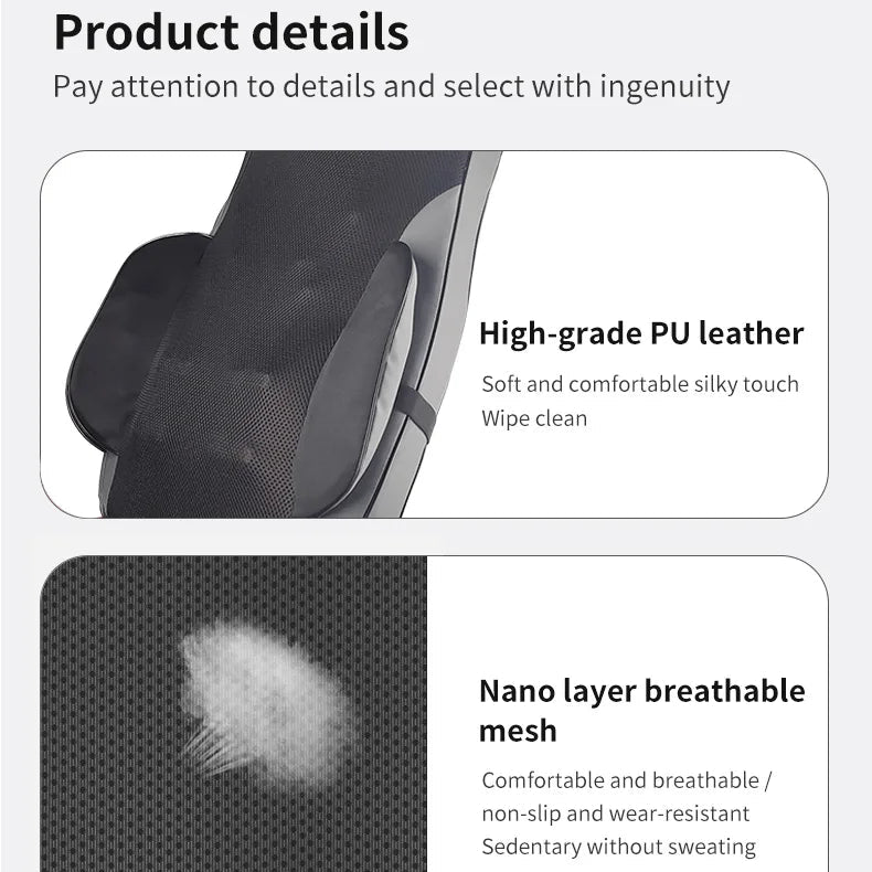 Massage Chair Cushion with Heat | 8D Kneading Neck and Back Massager with Vibration, Lumbar Compression & Remote