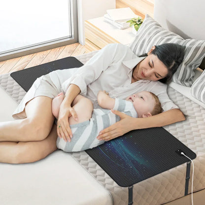 Grounding Mattress Pad | Earthing Bed Sheet with Conductive Cotton Surface for Queen & King Mattresses