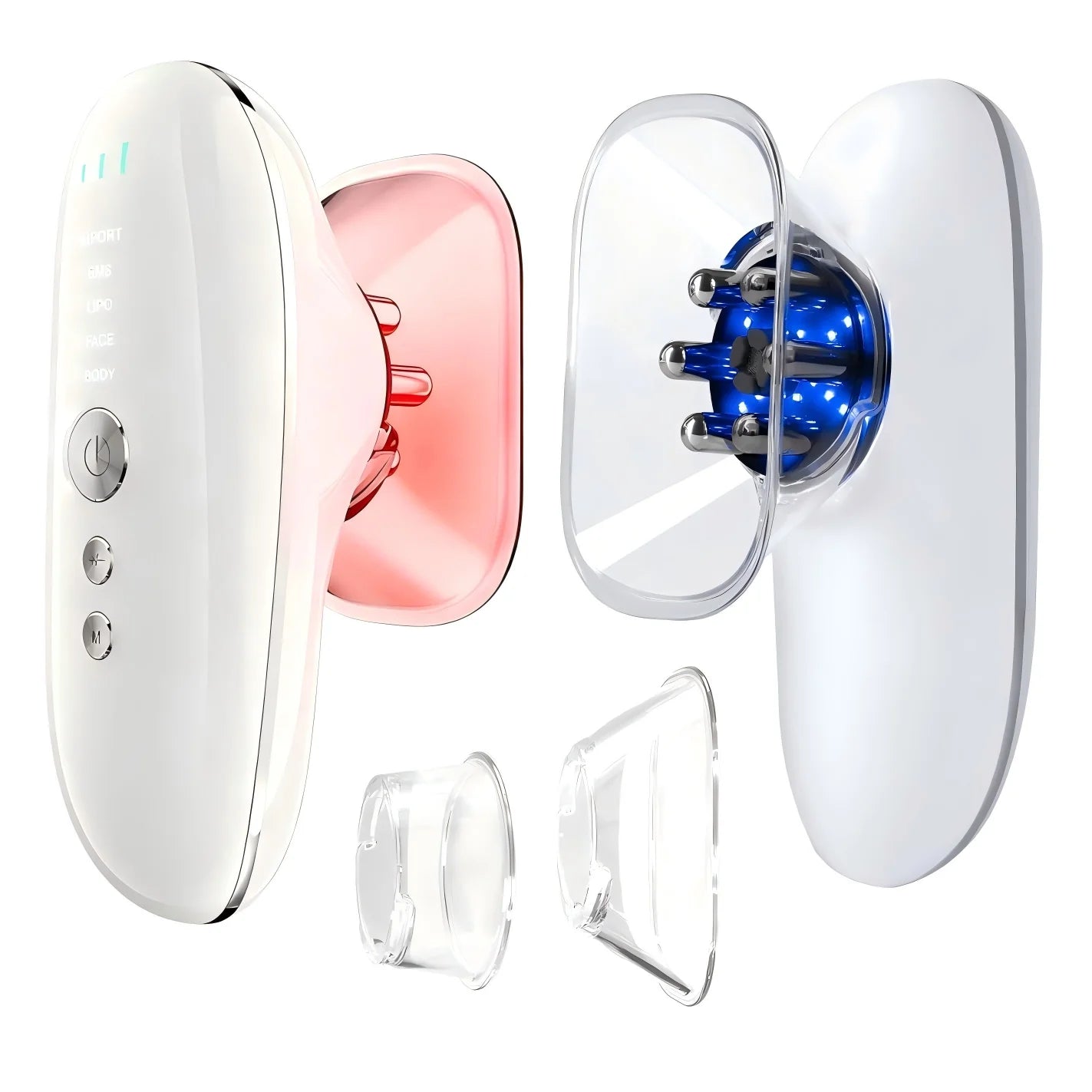 Body Sculpting Massager | 5-in-1 Cellulite Massager with Suction, Microcurrent, LED Light & Lymphatic Drainage