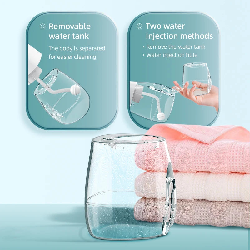 Cordless Water Flosser with 300 ml Tank and 4 Modes
