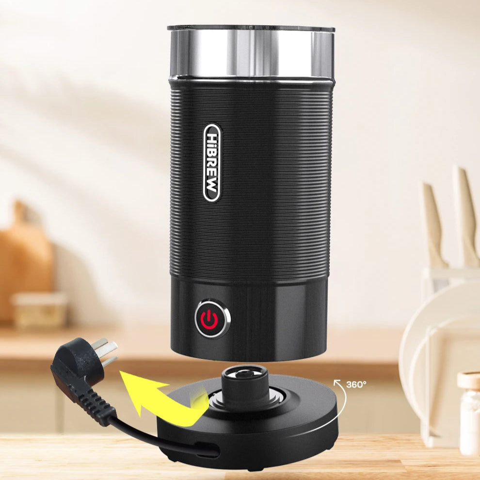 Electric Milk Frother & Steamer for Latte, Cappuccino, Macchiato