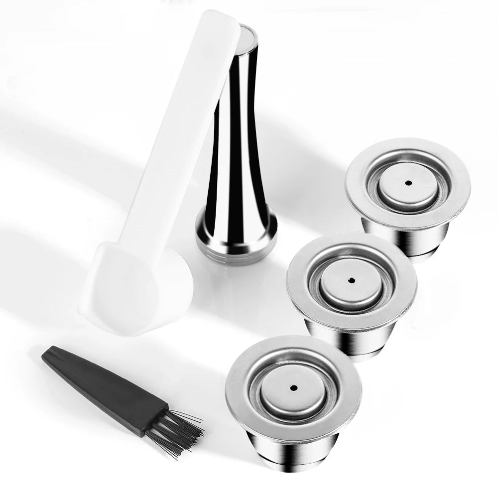 Reusable Stainless Steel Coffee Pods for Nespresso OriginalLine | Refillable Espresso Capsules, Dishwasher Safe, Eco-Friendly & Durable