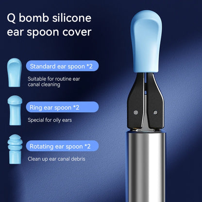 Ear Wax Removal Tool with 12MP Camera | Wi-Fi Ear Cleaner and LED Otoscope for iPhone and Android with Ear Picks