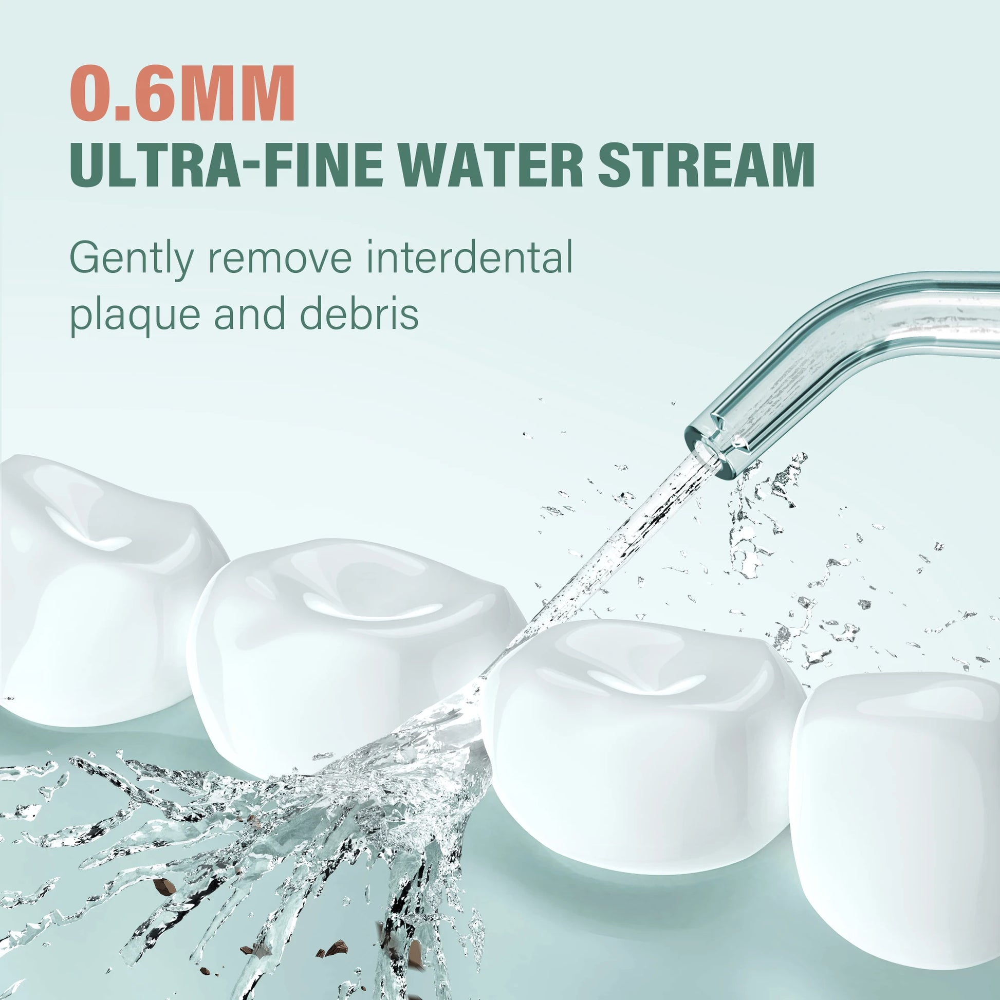 Cordless Water Flosser | 280ml Portable Oral Irrigator | 4 Modes, 6 Tips, USB Rechargeable | 30-Day Battery & IPX7 Waterproof for Deep Dental Cleaning