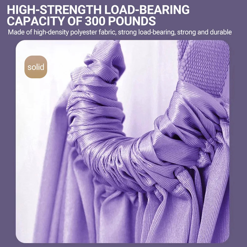 Aerial Yoga Strap | Adjustable Stretching Belt for Splits, Backbends, Inversion & Flexibility Training