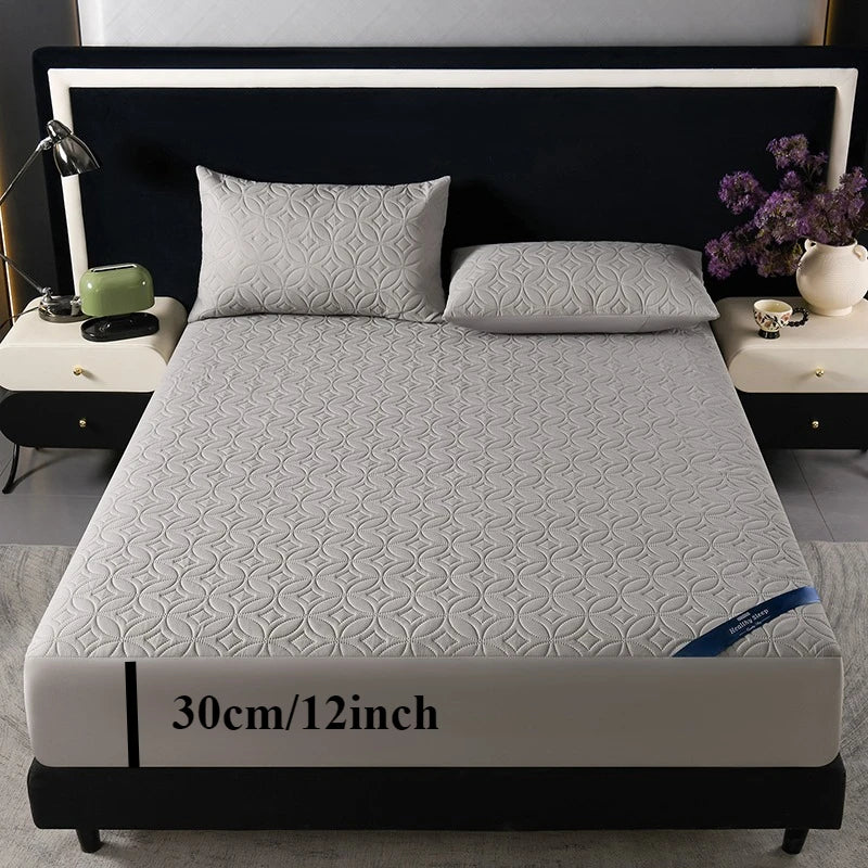 Waterproof Quilted Mattress Protector | 12-Inch Pocket