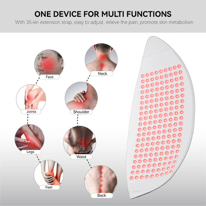 LED Light Therapy Mask | 720-Chip Red Blue Near Infrared Face & Body Skin Care Device with 4 Modes