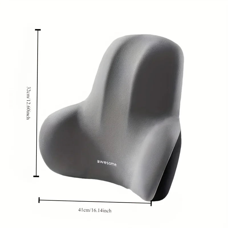 Office Chair Cushion | Memory Foam Seat Cushion with Lumbar Support for Back Pain Relief, Desk Chair & Home Office