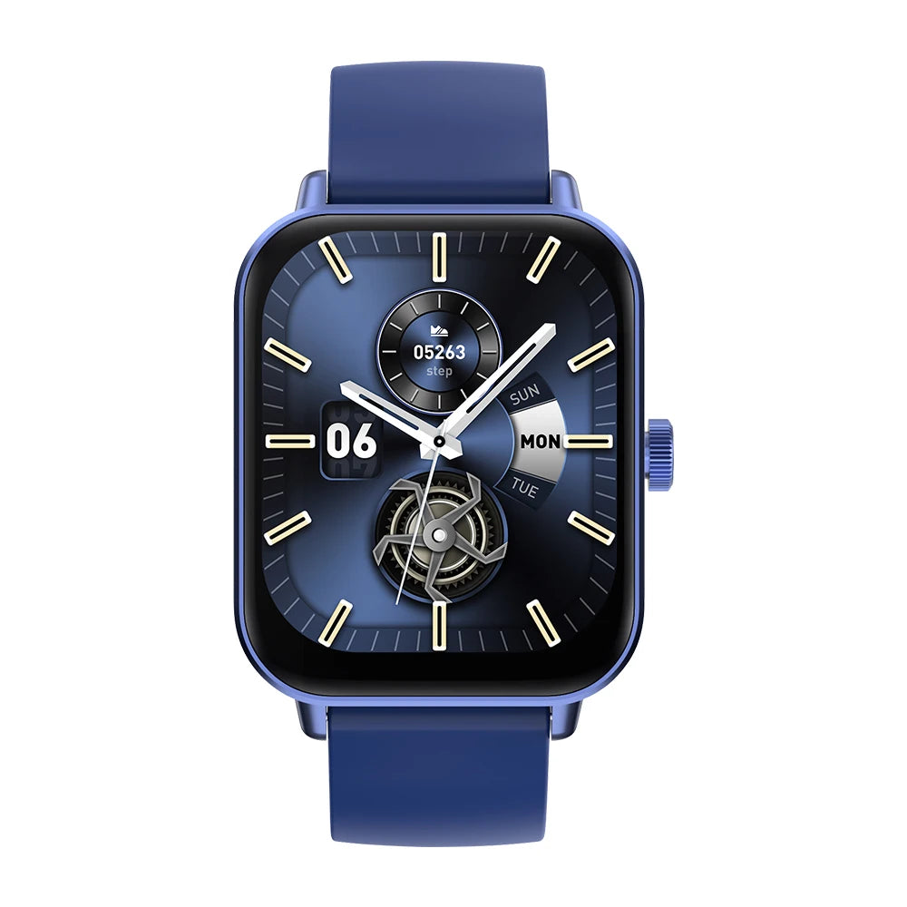 Voice Calling Smartwatch | 1.9" HD Display, 24H Health Monitoring, 100+ Sports Modes & Bluetooth Call Function | IP68 Waterproof Blue
