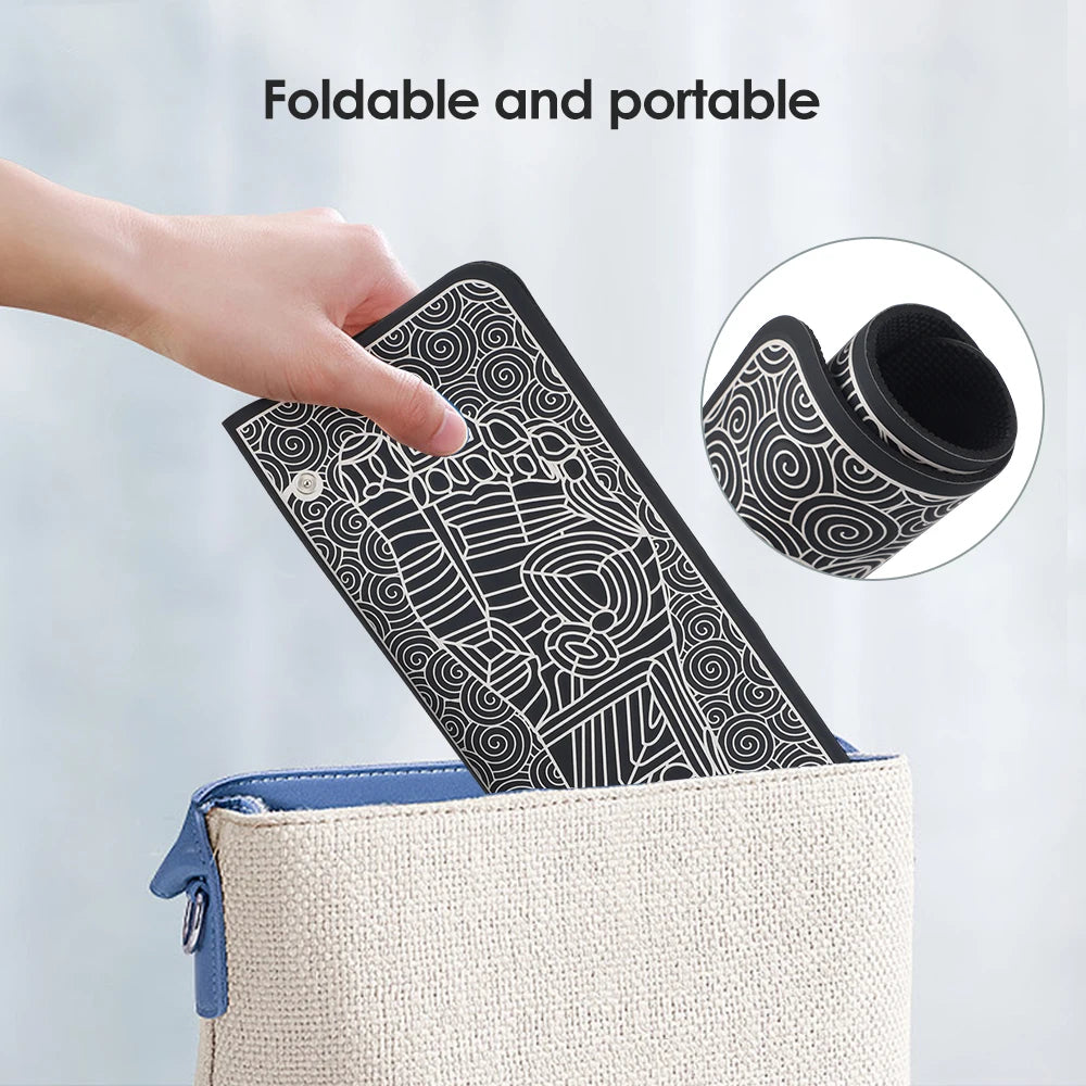 EMS Foot Massager Mat with Remote | USB-C Rechargeable Foot and Leg Stimulator with 8 Modes and 19 Intensity Levels
