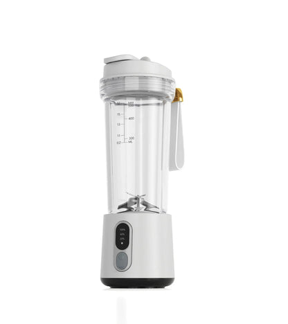 Portable Blender 180W | USB Rechargeable Smoothie Maker | 4000mAh Battery, 18,000 RPM, Travel Cup White