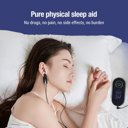 CES Sleep Aid Device | Microcurrent Ear Clip Sleep Therapy for Insomnia, Anxiety, Stress & Relaxation