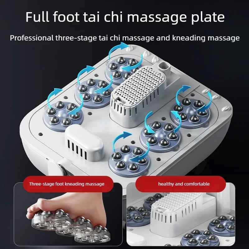 Heated Foot Spa Bath Massager with Automatic Rollers, Water Jets, Temperature Control & Remote for Home Use