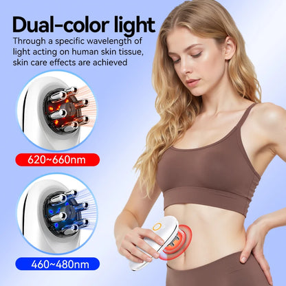 EMS Cupping Massager | Electric Face and Body Sculpting Massager with Suction, Gua Sha & Adjustable Intensity