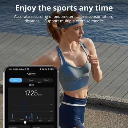 Smart Health Ring with Charging Case | Heart & Sleep Monitor | 5ATM Waterproof | Multi-Sport Modes