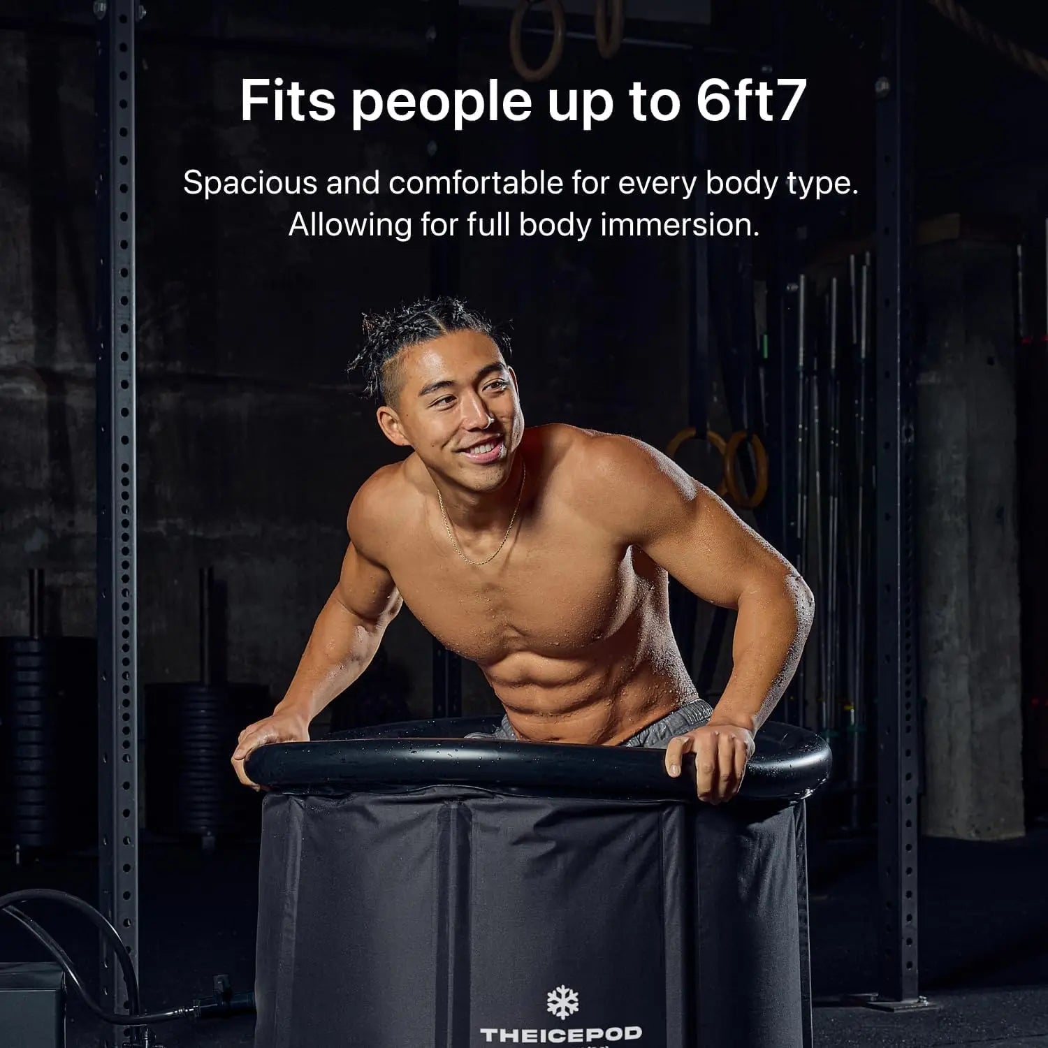 Ice Bath Tub | Portable Cold Plunge Tub for Adults, 84-Gallon Inflatable Recovery Bath with Lid & Drain