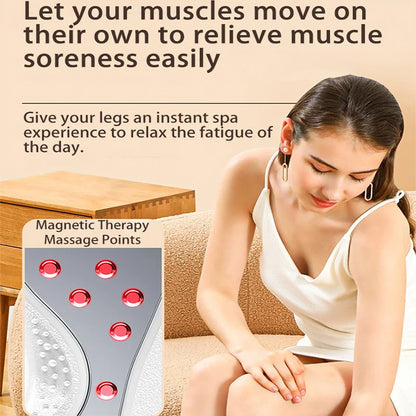 EMS Foot Massager with Heat and Remote | Adjustable Foot Stimulation Machine with Multiple Modes and Intensity Levels