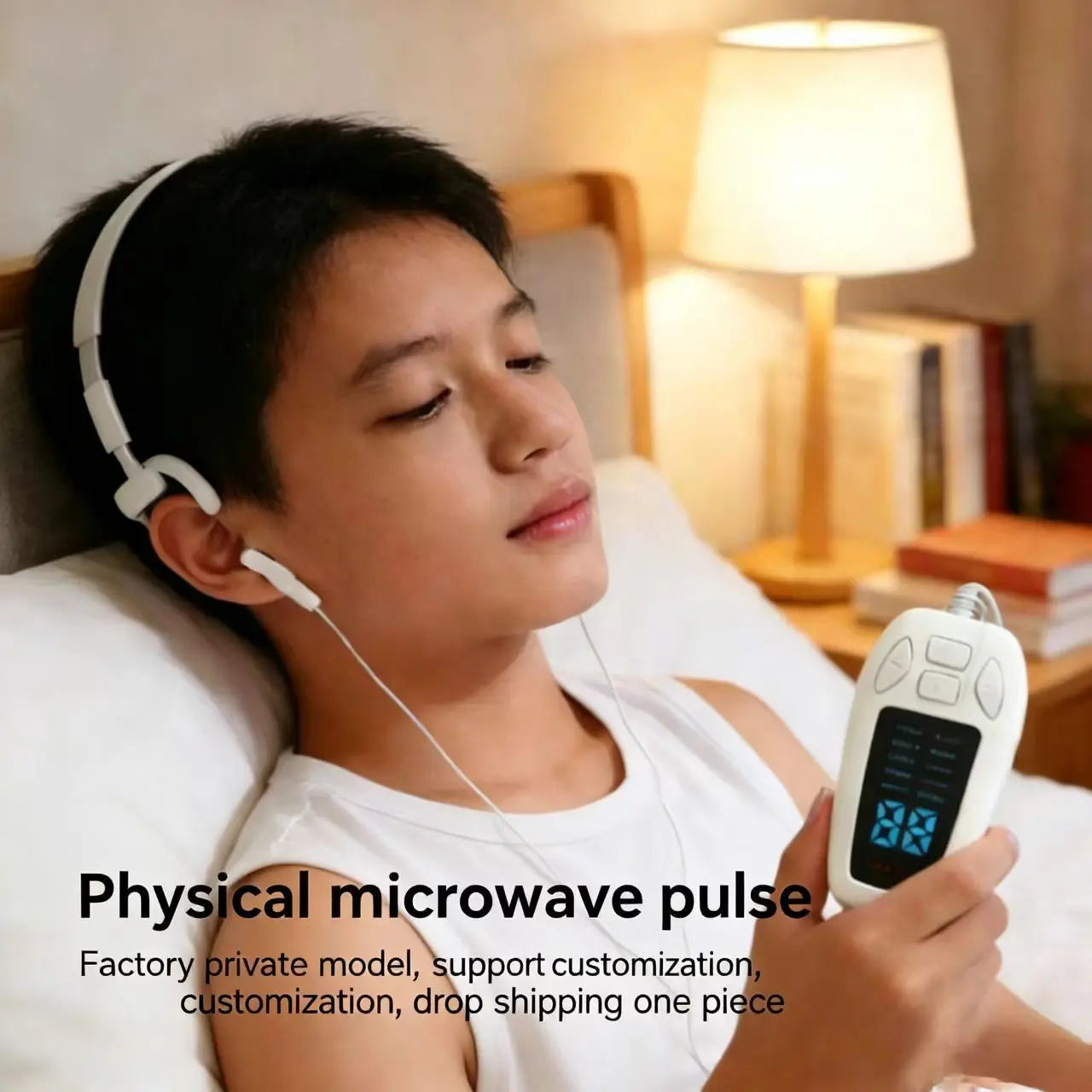Vagus Nerve Stimulator Sleep Aid | Ear Clip Neurostimulation Device for Insomnia, Relaxation & Stress Relief