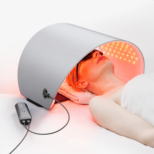 LED Light Therapy Mask | 720-Chip Red Blue Near Infrared Face & Body Skin Care Device with 4 Modes White