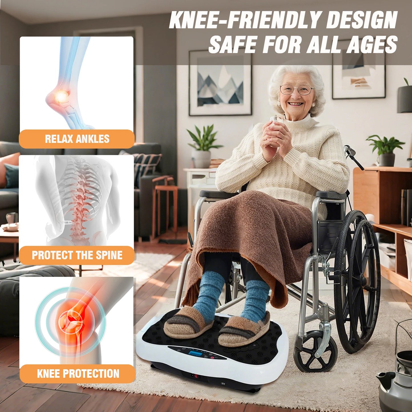 Vibration Plate Exercise Machine | Dual Motor Full Body Shaker with 120 Speeds, Resistance Bands & Remote Control