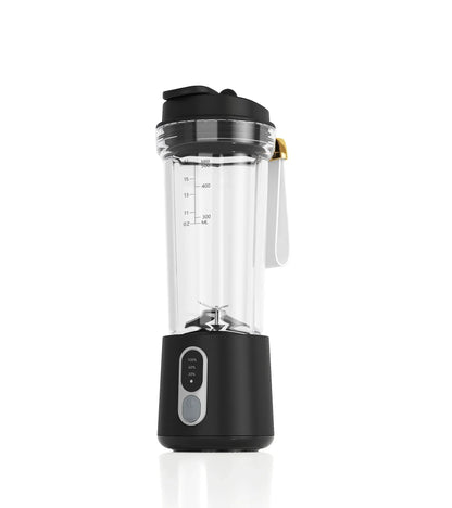 Portable Blender 180W | USB Rechargeable Smoothie Maker | 4000mAh Battery, 18,000 RPM, Travel Cup Black