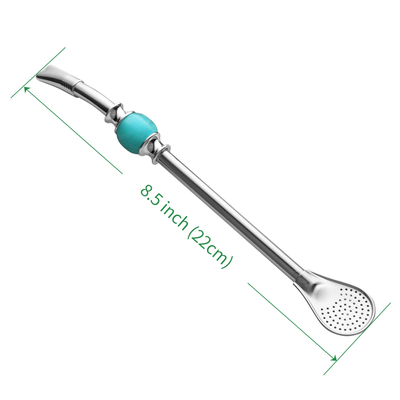 Stainless Steel Bombilla Straw Set | Reusable Yerba Mate Filter Straws with Cleaning Brushes