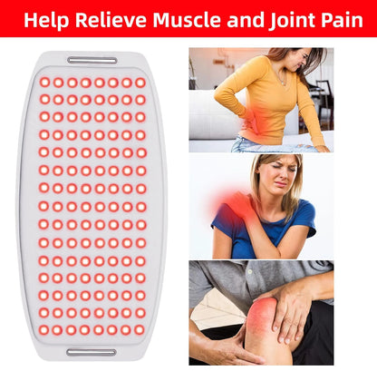 Red Light Therapy Belt | 660nm 850nm Infrared Light Therapy Wrap for Pain Relief, Muscle Recovery & Joint Support