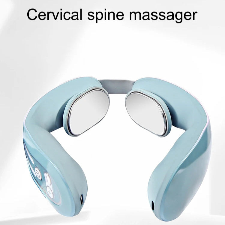 Wireless EMS Neck Massager with Heat | 12 Levels, Infrared Warmth, Portable Design
