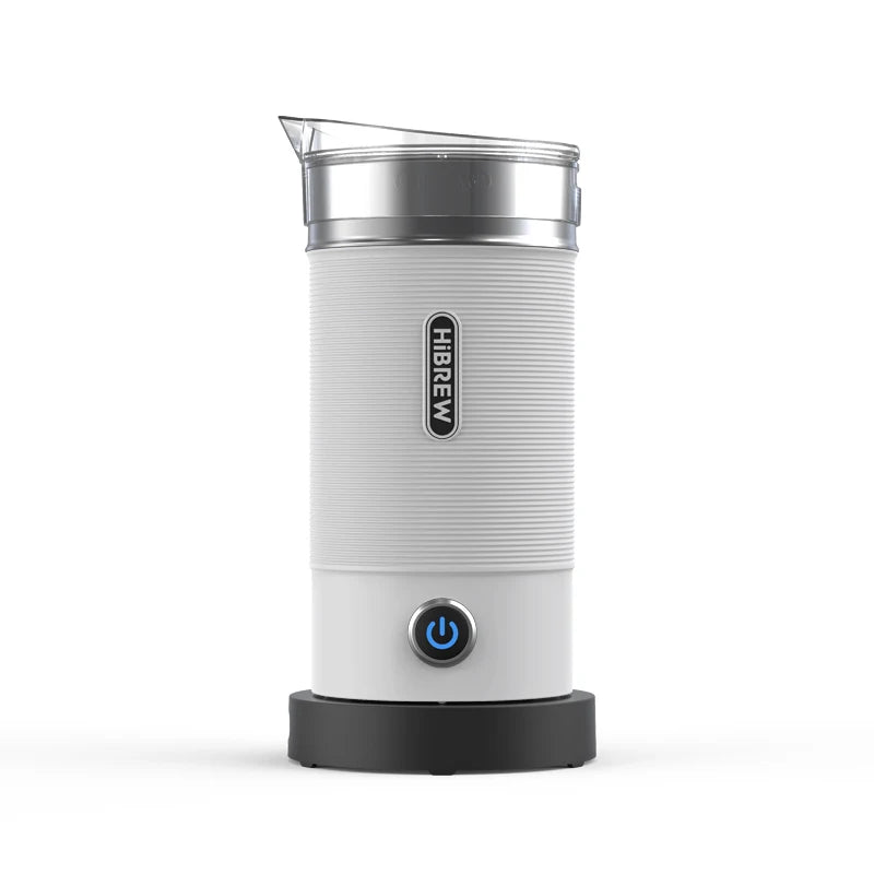 Electric Milk Frother & Steamer for Latte, Cappuccino, Macchiato White