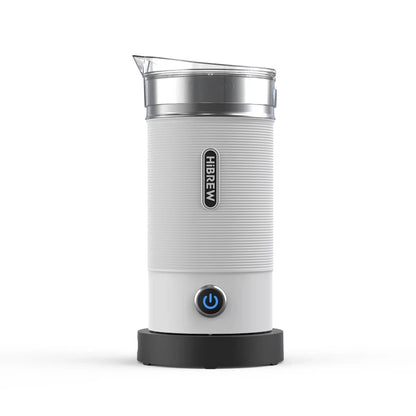Electric Milk Frother & Steamer for Latte, Cappuccino, Macchiato White