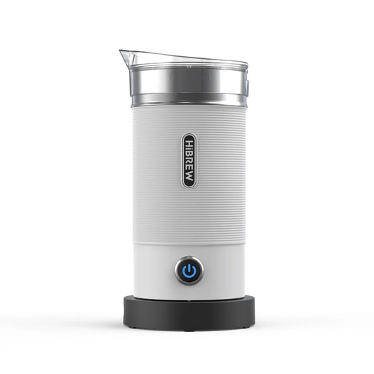 Electric Milk Frother & Steamer for Latte, Cappuccino, Macchiato White