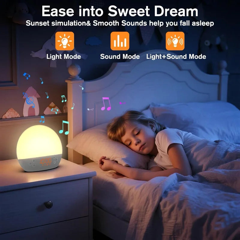 Sunrise Alarm Clock with White Noise | 30 Sleep Sounds