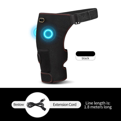 Hip Massager with Heat and Vibration | Cordless Hip Support Brace for Lower Back and Hip Comfort