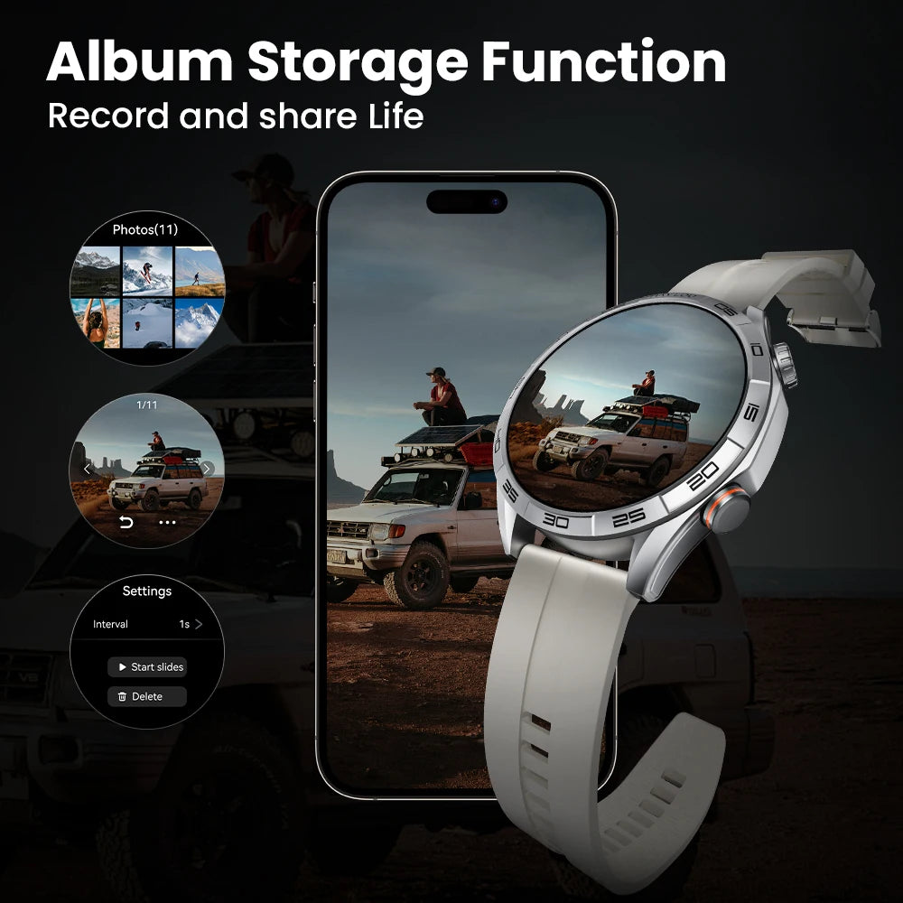 Solar 5 Smartwatch | 1.58" AMOLED Display, Bluetooth Calls, 100+ Sports Modes & 24H Health Monitoring