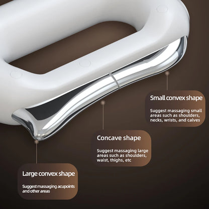 Fascia Scraping Tool Massager with Heat | Electric Muscle Scraper with Microcurrent, Vibration & 5 Heat Levels