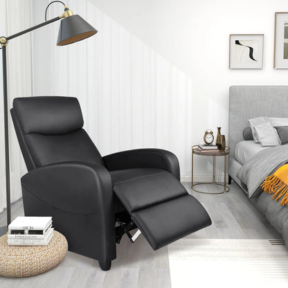 Massage Recliner Chair with 2-Point Lumbar Massage | 8 Modes, 3 Intensities, 90°–160° Recline, Footrest & 275 lb Capacity