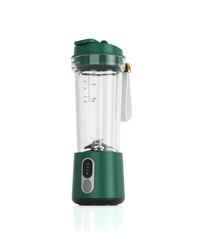 Portable Blender 180W | USB Rechargeable Smoothie Maker | 4000mAh Battery, 18,000 RPM, Travel Cup Green