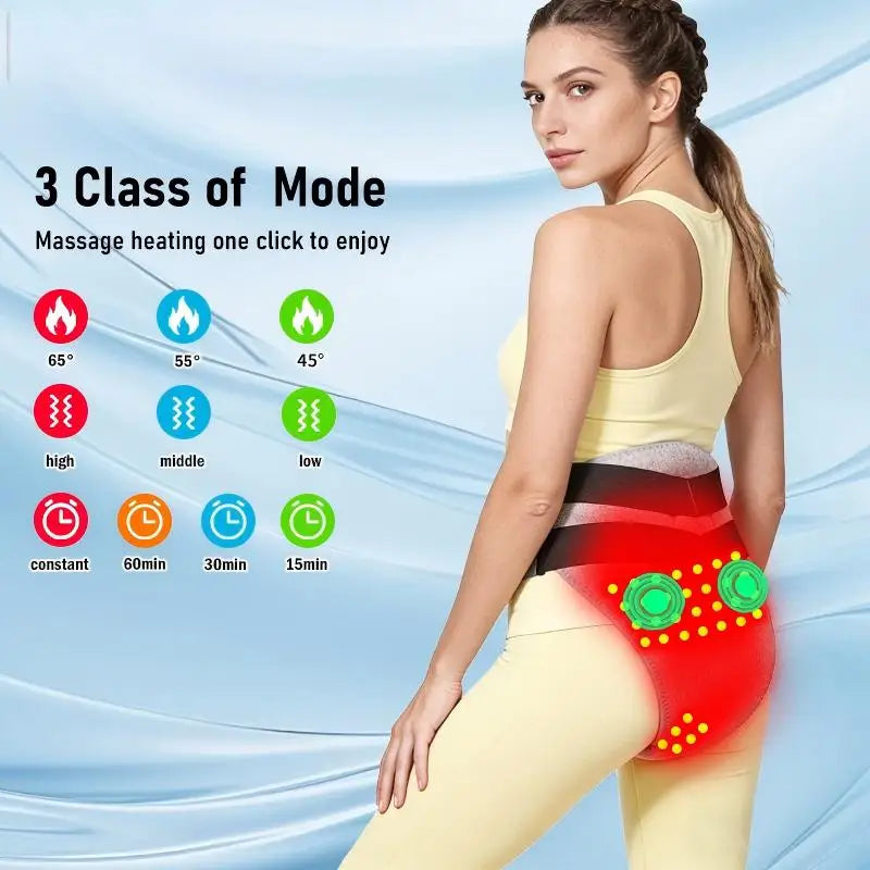 Period Heating Underwear | Women’s Heated Briefs with Red Light Therapy, 3 Heat Levels & Lower Belly Warmth