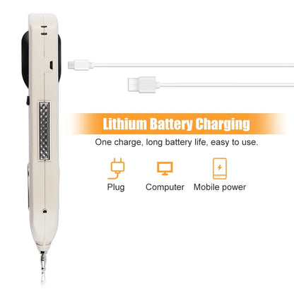 Electric Acupuncture Pen for Pain Relief | Needle-Free Meridian Therapy Massager with LCD Display, 10 Intensity Levels, 3 Tips & Rechargeable Design