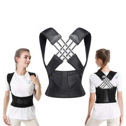Posture Corrector Brace | Adjustable Back Support for Kids, Students & Adults, Shoulder Alignment & Daily Posture Support