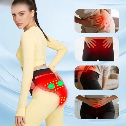 Period Heating Underwear | Women’s Heated Briefs with Red Light Therapy, 3 Heat Levels & Lower Belly Warmth