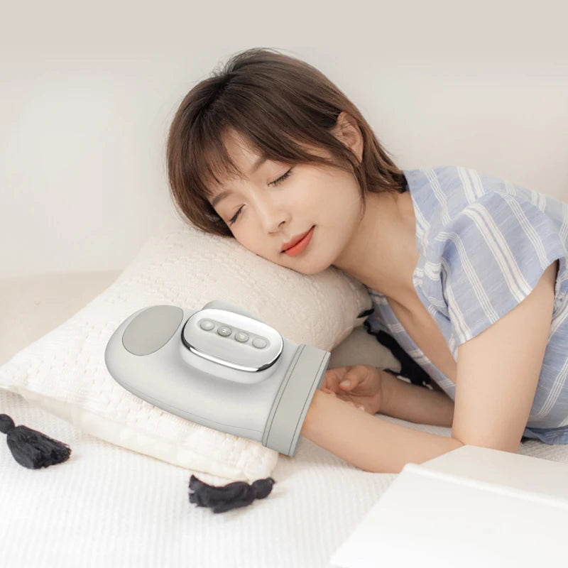 Hand Massager with Heat | Cordless Air Compression Hand Massager for Fingers, Palm, Wrist & Hand Pain Relief