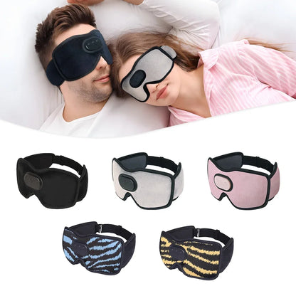 Sleep Headphones Eye Mask | Bluetooth 3D Blackout Sleeping Mask with Wireless Audio, 10H Playtime & Side Sleeper Comfort