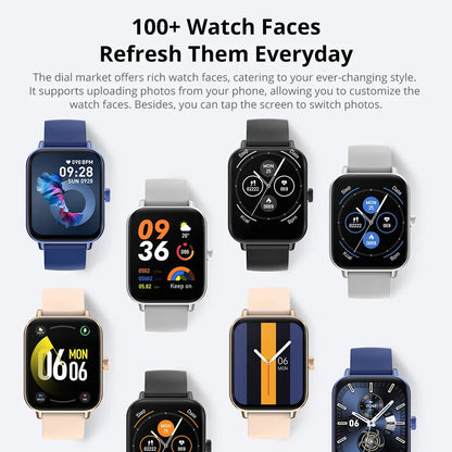 Voice Calling Smartwatch | 1.9" HD Display, 24H Health Monitoring, 100+ Sports Modes & Bluetooth Call Function | IP68 Waterproof