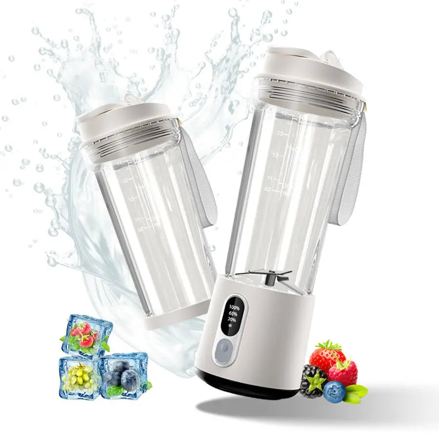 Portable Blender 180W | USB Rechargeable Smoothie Maker | 4000mAh Battery, 18,000 RPM, Travel Cup