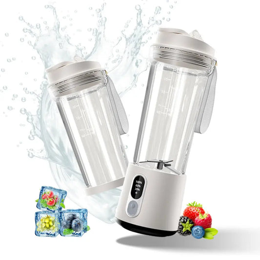 Portable Blender 180W | USB Rechargeable Smoothie Maker | 4000mAh Battery, 18,000 RPM, Travel Cup
