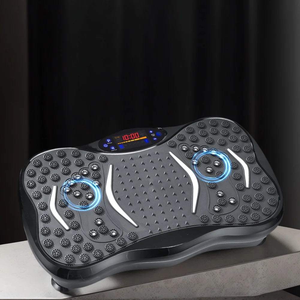 Vibration Plate Exercise Machine | Bluetooth Full Body Shaker with Speed Programs & Foot Massage Pedal