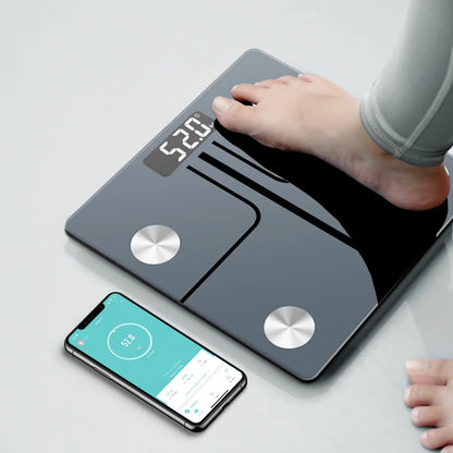 Smart Body Composition Scale with ITO Sensor | 12 Metrics, 0.1 lb Precision, Fitdays Bluetooth App & 400 lb Capacity