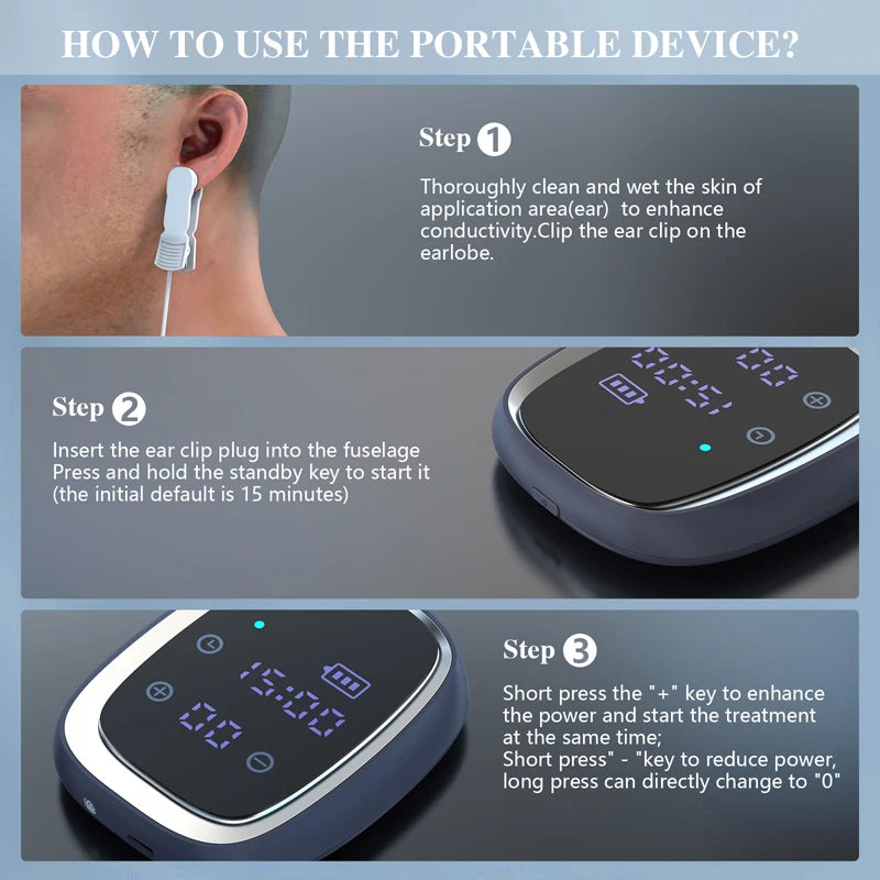 CES Sleep Aid Device | Handheld Microcurrent Sleep Therapy for Insomnia, Anxiety, Stress & Relaxation